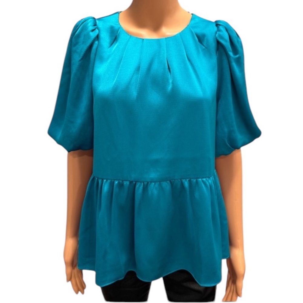 Lilly Pulitzer Blakelynn Elbow Sleeve Blue Rhapsody Elbow Puff  Sleeve NWT 6